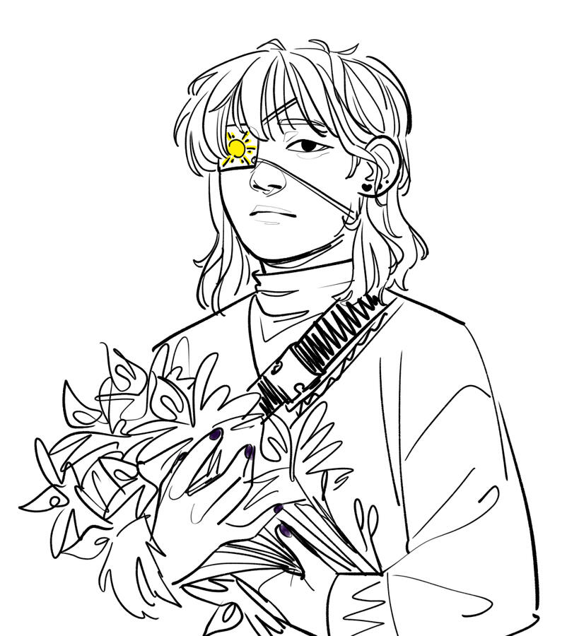 Half body sketch (£5)